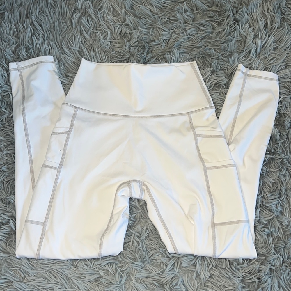 White Aerie Leggings with Pockets